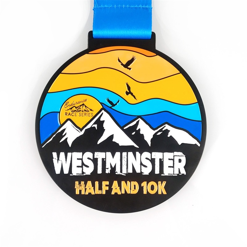 Gag Factory Custom Logo Award Medals με κορδέλα κενό χρυσό ασημένιο χάλκινο ποδήλατο τρέξιμο μαραθώνιο μετάλλιο αθλητικό μετάλλιο