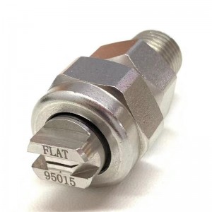 Συμβουλές ψεκασμού TP Unijet, TPU, Flat Fan Jet από ανοξείδωτο χάλυβα ακροφύσιο κεφαλής TPU, ακροφύσιο καθαρισμού μετάλλων