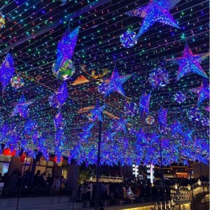 Διακοπές υπαίθρια γκάλαντα φωτισμό Χριστουγεννιάτικα φώτα γάμου διακοσμήσεις πάρτι οδήγησε rgb νεράιδα