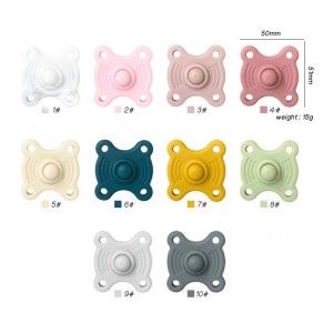 Πτυσσόμενα νεογέννητα βρέφη μαλακή πιπίλα σιλικόνης BPA δωρεάν