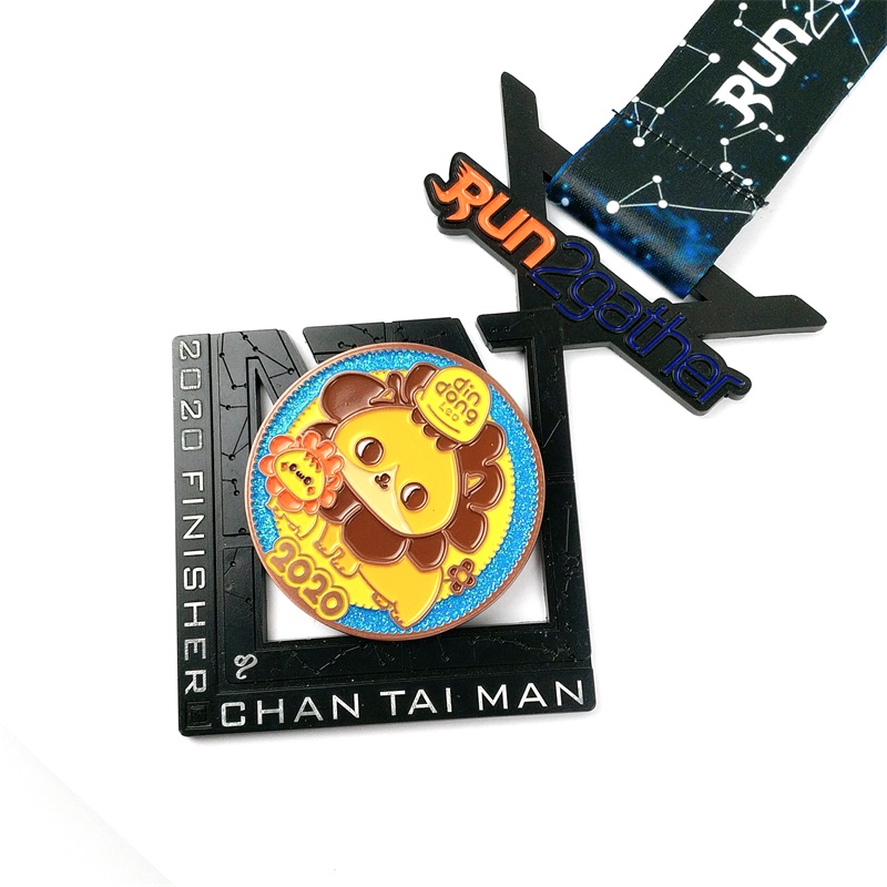 GAG χονδρική προσαρμοσμένη λογότυπο σχεδιασμό μεταλλικό κράμα που τρέχει μαραθώνιο αθλητικό μετάλλιο τιμής