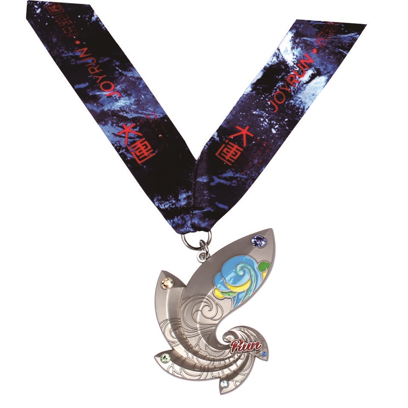 Ποδηλάτες μετάλλων αγώνων προσαρμοσμένα παγκόσμια δώρα Triathlon Medal Medal Global