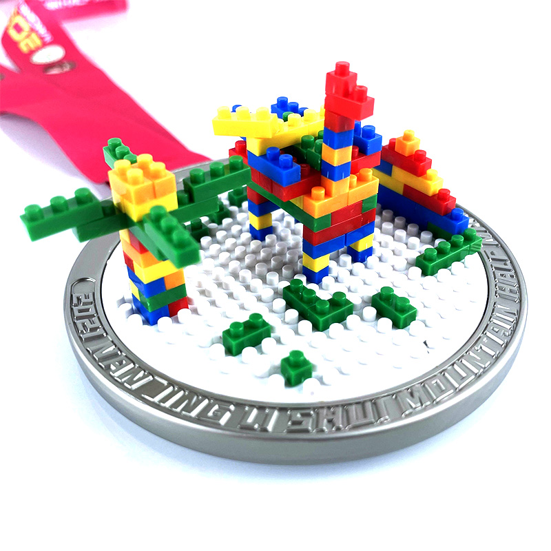 Συνήθη μεταλλικό μετάλλιο κρεμάστρα Lego Custom Medal Metallion Medallion