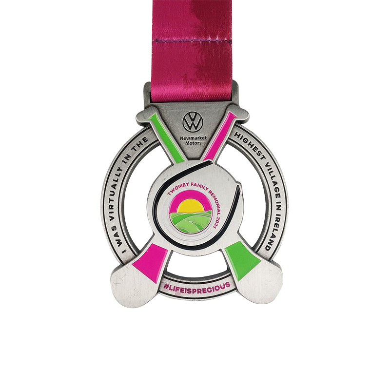 Ανάγλυφο μετάλλιο μετάλλιο μετάλλιο πρωτογενές μετάλλιο πλήρους μετάλλου