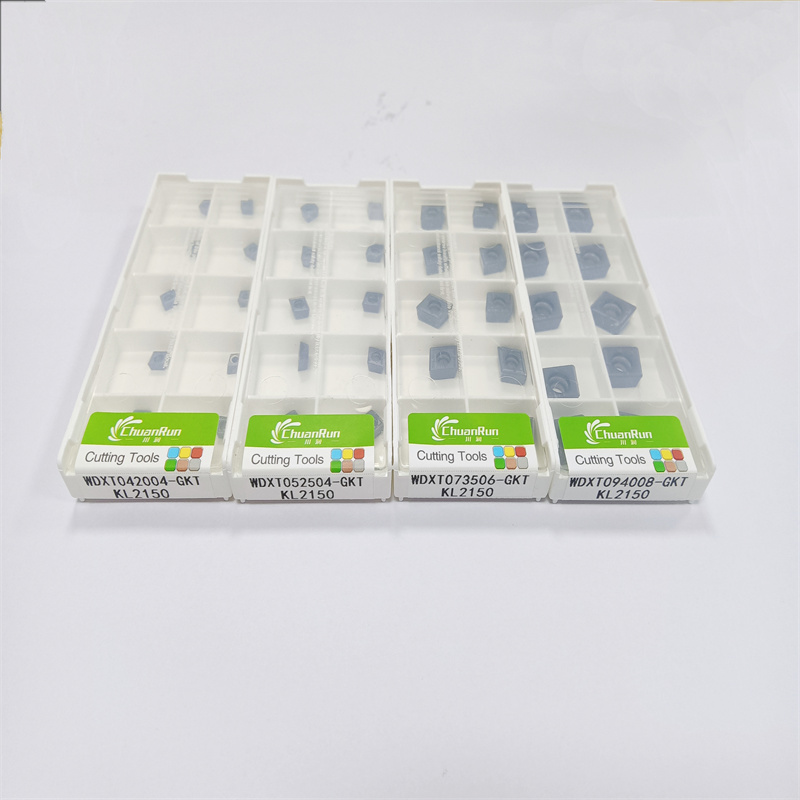 Chuanrun cnc carbide εργαλεία γεώτρηση ένθετο wdxt υψηλής ταχύτητας/light carbide γεώτρηση ένθετα