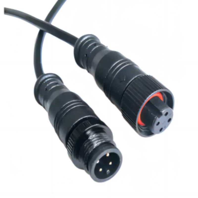 Βιομηχανική αδιάβροχη IP67 Αρσενικό θηλυκό Συναρμολόγηση Πλαστικό σύνδεσμο M12 Metal 4 5 8 Pin Original 100% CE ROHS JH0964, JH0964