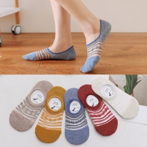 Χονδρική νέα καλοκαιρινή γυναικεία αόρατη κάλτσα λεπτές αναπνεύσιμες κάλτσες