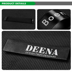 Υφαντό σημάδι υψηλής ποιότητας υφασμένη προσαρμογή σήματος