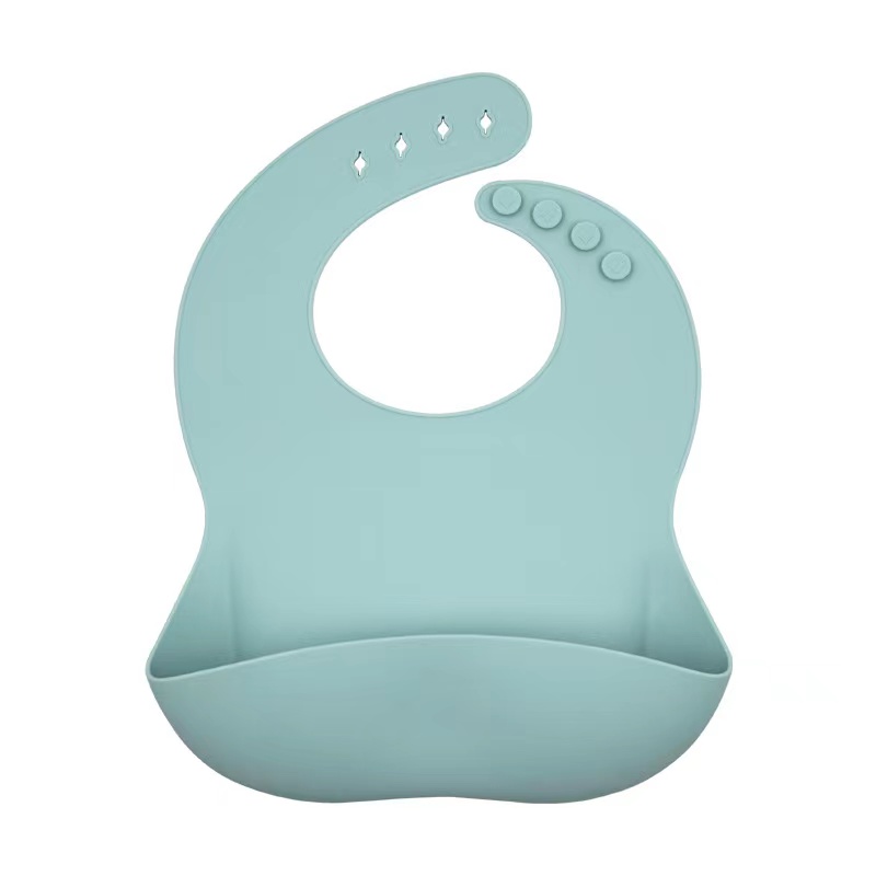 Baby Silicone Bib Baby \\\\ Solid Silicone Bib Water Pocket Water Pocket και Proof Proof Baby Bib