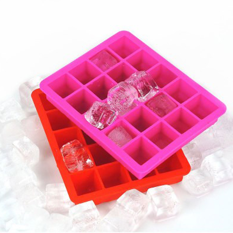 20 κοιλότητα πάγου Cube δίσκο σιλικόνη πάγου μούχλα μούχλα τρόφιμα εύκαμπτο καλούπι δίσκου πάγου σιλικόνης Cube