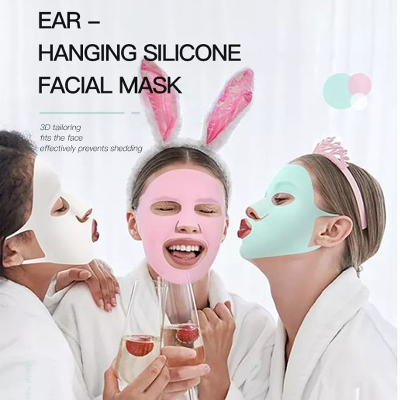 Επαναχρησιμοποιήσιμη μάσκα μάσκας σιλικόνης κάλυμμα σιλικόνης μάσκα επιδερμίδα επαναχρησιμοποιήσιμη ενυδατική μάσκα προσώπου προσώπου μάσκα μάσκα μάσκα προσώπου