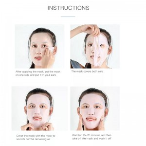 Επαναχρησιμοποιήσιμη μάσκα μάσκας σιλικόνης κάλυμμα σιλικόνης μάσκα επιδερμίδα επαναχρησιμοποιήσιμη ενυδατική μάσκα προσώπου...