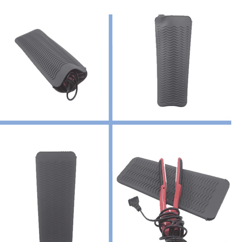 Ανθεκτική σακούλα χαλιών σιλικόνης, Φορητό ανθεκτικό στη θερμότητα κάλυμμα σακουλών ταξιδιού αντιολισθητικό χαλί για σίδερο γι...