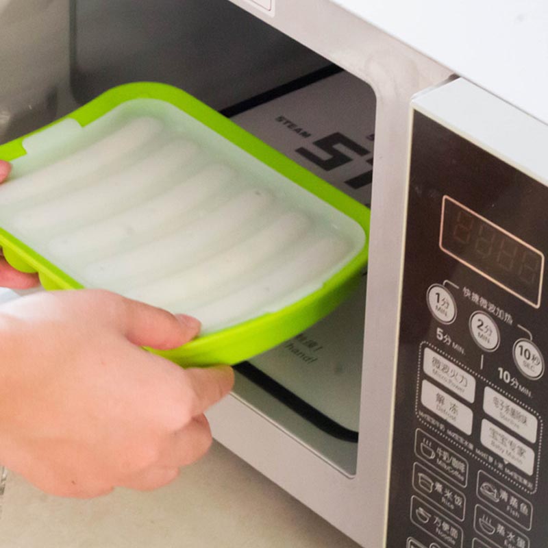 Μούχλα λουκάνικου σιλικόνης χωρίς σπιτάκια για σπιτικά χοτ -ντογκ, ζεστά σκυλιά DIY, ελεύθερα bpa, φούρνο και ασφαλή καλούπια χοτ -ντ...