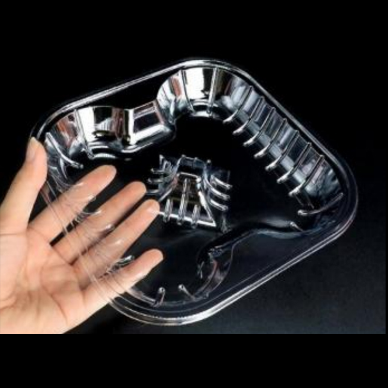 Δίσκο φρούτων με σχισμές χωρίς καπάκι 180*180*25 mm HGF-4A (75)