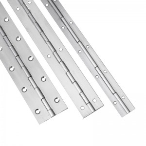 Προσαρμοσμένη μακρά άρθρωση 201#304#Πάχος 1.2mm Ανοξείδωτο χάλυβα παχύ πιάνο μεντεσέτο συνεχής σειρά