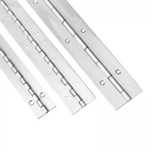 Προσαρμοσμένη μακρά άρθρωση 201#304#πάχος1.5mm ανοξείδωτο χάλυβα μεντεσέδες συνεχούς γραμμής