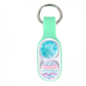 Poppuck Fidget Decompression Silicone Educational Toy Pop-Up Magnetic Decompression Key Chain Manufacturer