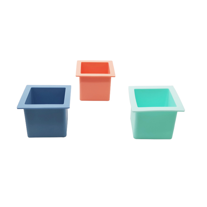 Μεγάλες φόρμες δίσκων πάγου σιλικόνης Ελεύθερος, τετραγωνικός δίσκος πάγου ενιαίας τρύπας εύκαμπτος, εύκολος αργός πάγος λειωμέ...