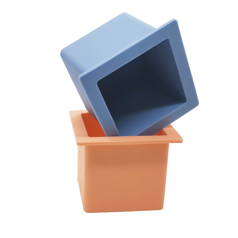 Μεγάλες φόρμες δίσκων πάγου σιλικόνης Ελεύθερος, τετραγωνικός δίσκος πάγου ενιαίας τρύπας εύκαμπτος, εύκολος αργός πάγος λειωμέ...