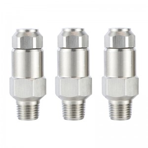 Ανοξείδωτο χάλυβα υδραυλική ψεκασμό ακροφυσίου LNN ακροφύσιο υγρασία αέρα ψεκασμού λεπτού ακροφυσίου ψεκασμού νερού ψεκασμού ακ...