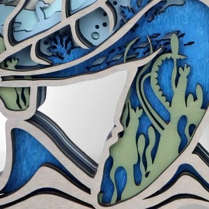 Διακόσμηση βιοτεχνίας 3dwooden