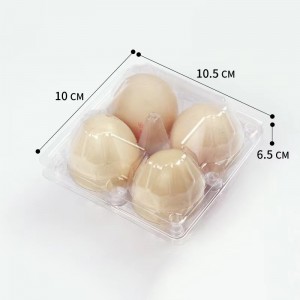 Δίσκο αυγών 105*100*65 mm 4 αυλακώσεις