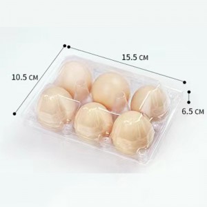 Δίσκο αυγών 155*105*65 mm 6 αυλακώσεις