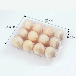 Δίσκο αυγών 200*155*65 mm 12 αυλακώσεις 3*4