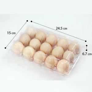 Δίσκο αυγών 245*150*67 mm 15 αυλακώσεις 36 g