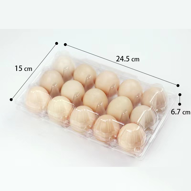 Δίσκο αυγών 245*150*67 mm 15 αυλακώσεις 42 g