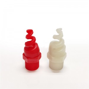 1/4 έως 1 ίντσα λευκό κόκκινο πλαστικό pp siral καυσαερίδες ακροφύσιο καυσαερίων