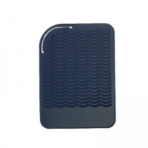 Ανθεκτικό στη θερμότητα μαξιλάρι σίδερο σίδερο ζεστό εργαλείο Holder Skakeener Travel Carry Silicone Pad Εύκολο να καθαριστεί ανθεκτικό