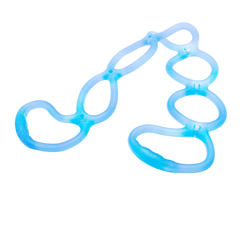 Σιλικόνη τραβήξτε ζώνες, ελαστική έλξη σχοινί σιλικόνης σιλικόνης σχοινί σετ γυμναστικής Αντίστασης ασκήσεων ζώνες για το τέντω...