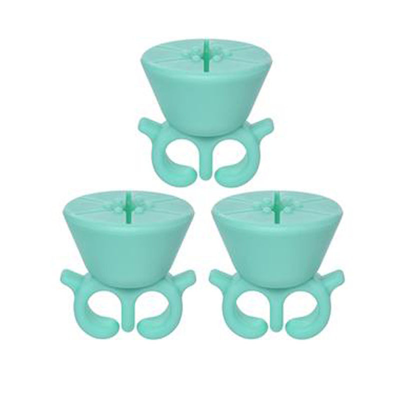 Φορητό νυχιών βερνίκι βερνικιού δακτυλίου νυχιών εργαλείων νυχιών αξεσουάρ νυχιών σιλικόνη μπουκάλι νυχιών σετ για εύκολο καθα...