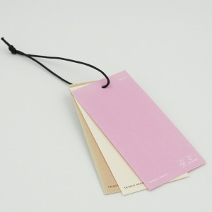 Hangtag προσαρμοσμένη εκτύπωση