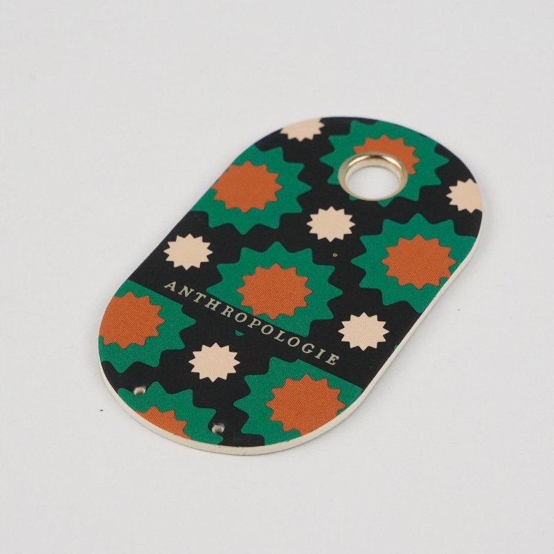 Προσαρμοσμένο λογότυπο της μόδας εμπορικό σήμα υψηλής ποιότητας προσαρμοσμένες ετικέτες χαρτιού με σχοινί συμβολοσειράς για φι...