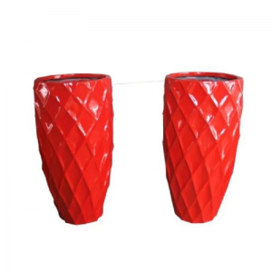 Fiberglass Planter Προσαρμοσμένα δοχεία λουλουδιών FRP