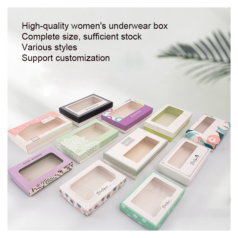 Προσαρμοσμένο κουτί δώρου χαρτιού παραθύρου