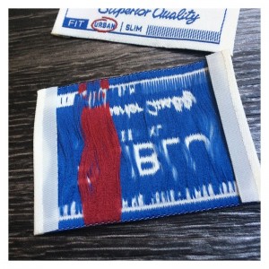 Ετικέτα προσαρμοσμένης ένδυσης, χειροποίητο σήμα υφάσματος κλωστοϋφαντουργίας