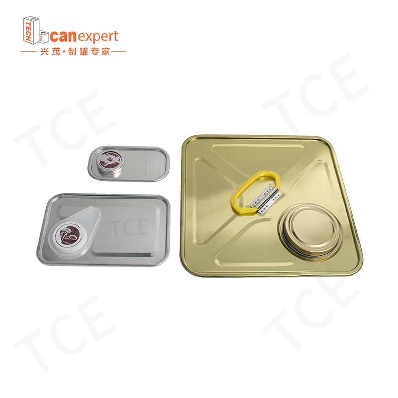 TCE- Εργοστάσιο καυτή πώληση 1laccessories τετραγωνικών δοχείων κασσίτερου 0,23mm κουτιά κονσερβών αξεσουάρ