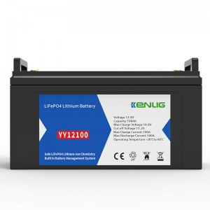 Kenlig φορητή πλαστική μπαταρία 12.8V 100/120/150/200ah που χρησιμοποιείται στο οικιακό εμπορικό σύστημα αποθήκευσης ηλιακής ενέργειας λιθίο...