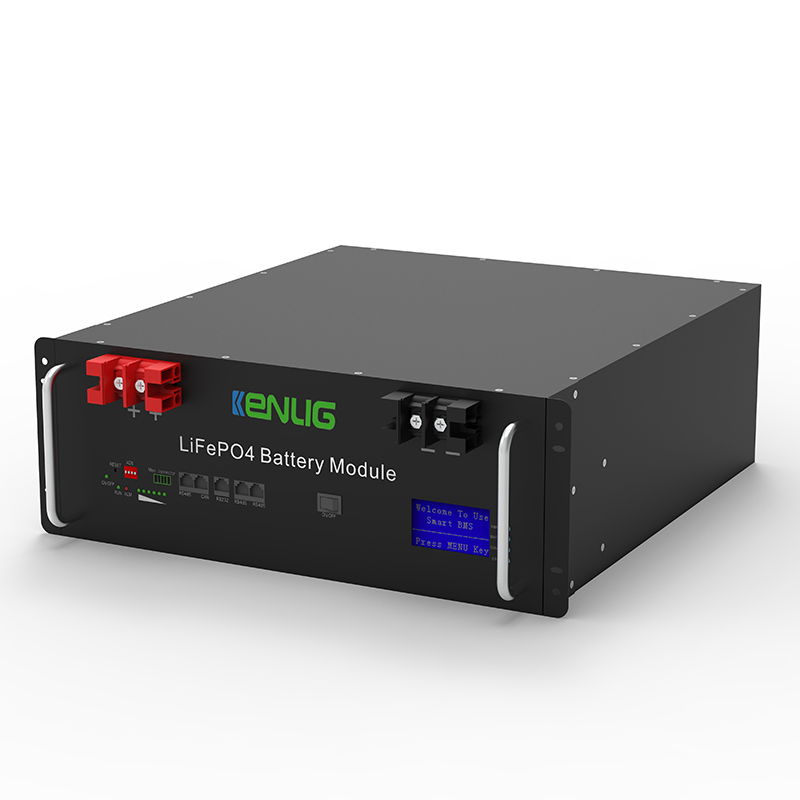 51.2V 100/150/200AH LIFEPO4 Λιθίου Σύστημα αποθήκευσης ενεργειακών ιόντων λιθίου σε συστήματα ηλιακής ενέργειας με οθόνη LCD