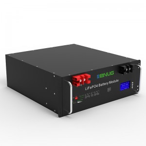 51.2V 100/150/200AH LIFEPO4 Λιθίου Σύστημα αποθήκευσης ενεργειακών ιόντων λιθίου σε συστήματα ηλιακής ενέργειας με οθόνη LCD