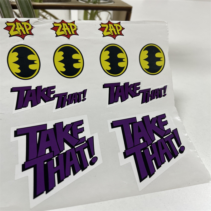 Cartoon anime πολύχρωμα αυτοκόλλητα