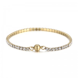 Η Ευρώπη και η Τάση των Ηνωμένων Πολιτειών Τάση Titanium Steel Square Zircon Ins Wind Hand Ornament