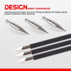 Elongarrow 151061 65 Grain Arrowheads για βέλους βέλους ID4.2mm