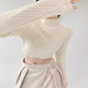 Χοντρό πλεκτό πουλόβερ