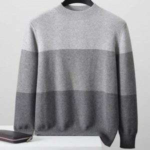 Pure Cashmere Sweater Men\'s Men\'s Half Turtleneck Pullover Φθινόπωρο Χειμώνα Χειμερινό Πάλεο Ζεστό πλεκτό Casual Men\'s Sweater