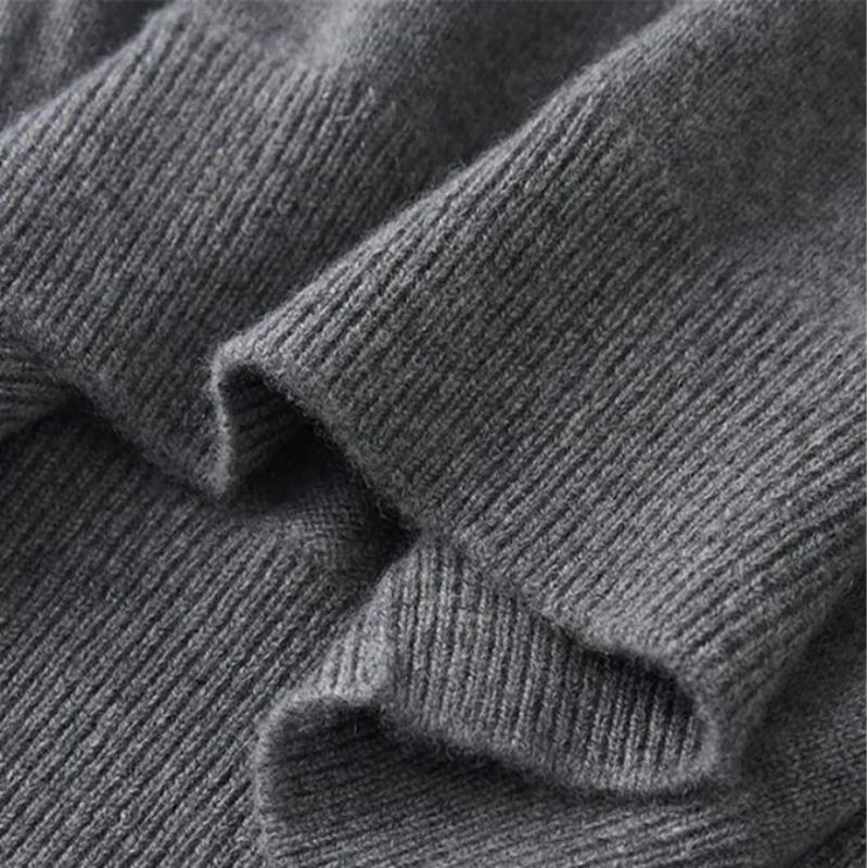 Pure Cashmere Sweater Men's Men's Half Turtleneck Pullover Φθινόπωρο Χειμώνα Χειμερινό Πάλεο Ζεστό πλεκτό Casual Men's Sweater